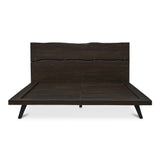 Madagascar Dark Brown King Platform Bed - Ornate Home