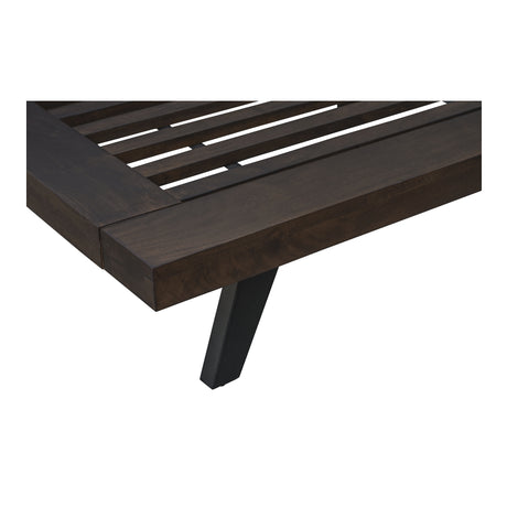 Madagascar Dark Brown King Platform Bed - Ornate Home