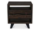 Madagascar Dark Brown Nightstand - Ornate Home