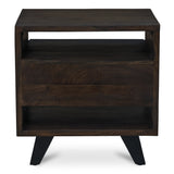 Madagascar Dark Brown Nightstand - Ornate Home
