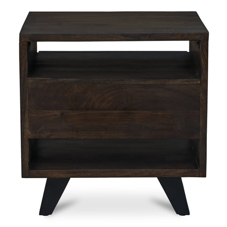 Madagascar Dark Brown Nightstand - Ornate Home