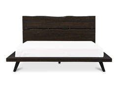 Madagascar Dark Brown Queen Platform Bed - Ornate Home