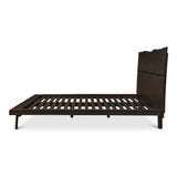 Madagascar Dark Brown Queen Platform Bed - Ornate Home