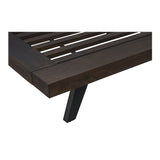 Madagascar Dark Brown Queen Platform Bed - Ornate Home