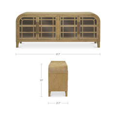 Maddie Natural Sideboard - Ornate Home