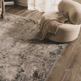 Maddington Gray Marble Thick Luxe Rug - Ornate Home