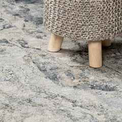 Maddington Gray Marble Thick Luxe Rug - Ornate Home