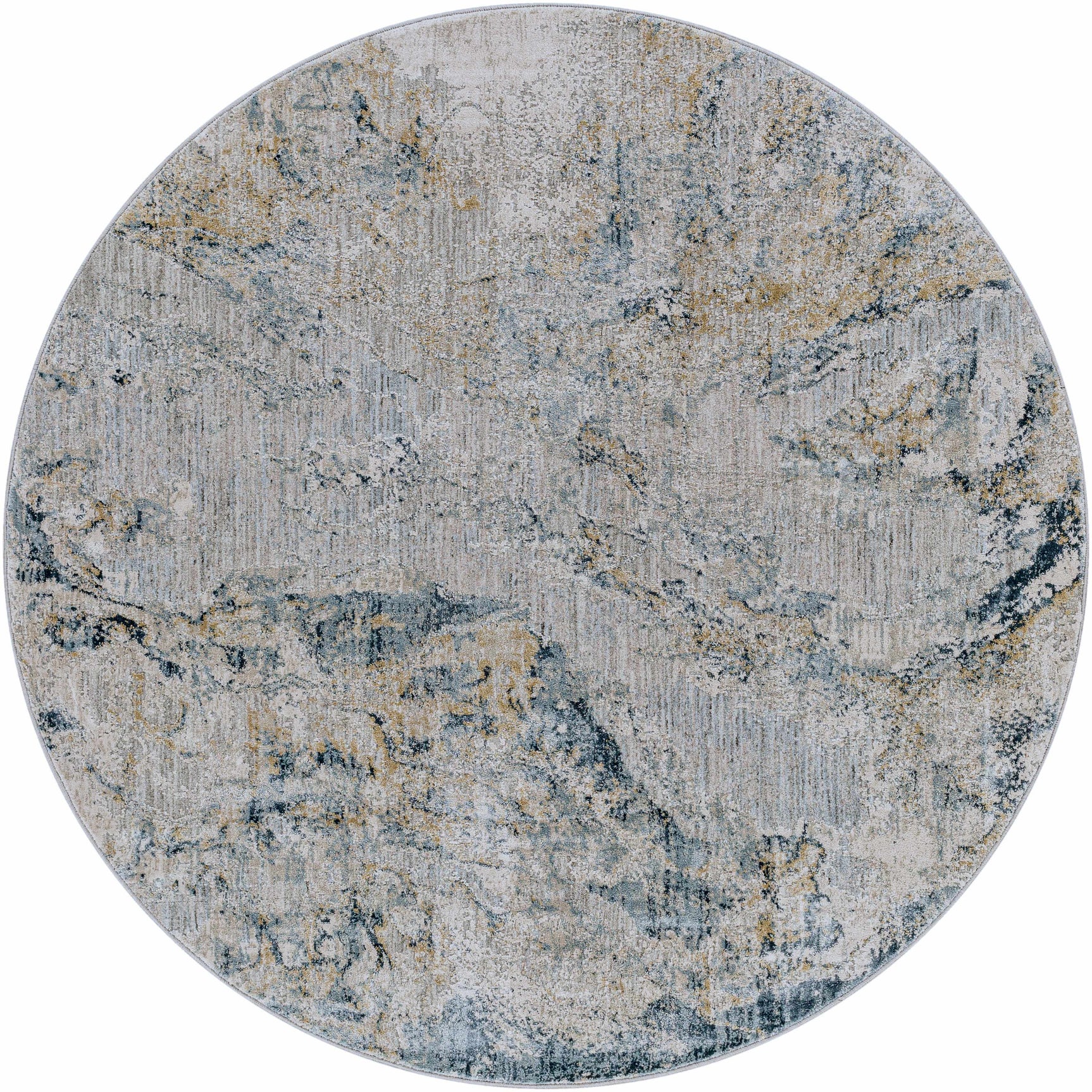 Maddington Gray Marble Thick Luxe Rug - Ornate Home