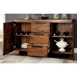 Maddison Tobacco Oak/Black Server - Ornate Home