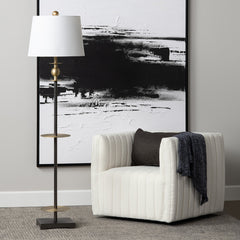 Maddison White Accent Chair - Ornate Home