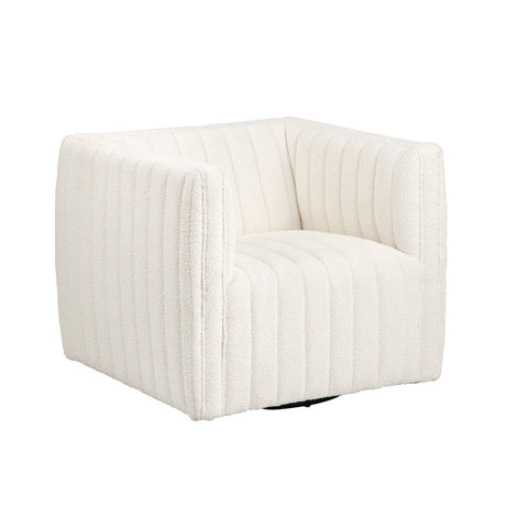 Maddison White Accent Chair - Ornate Home