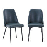 Maddox Blueberry Uph Chair (Set of 2) - Ornate Home