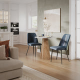 Maddox Blueberry Uph Chair (Set of 2) - Ornate Home