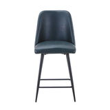Maddox Blueberry Uph Stool (Set of 2) - Ornate Home