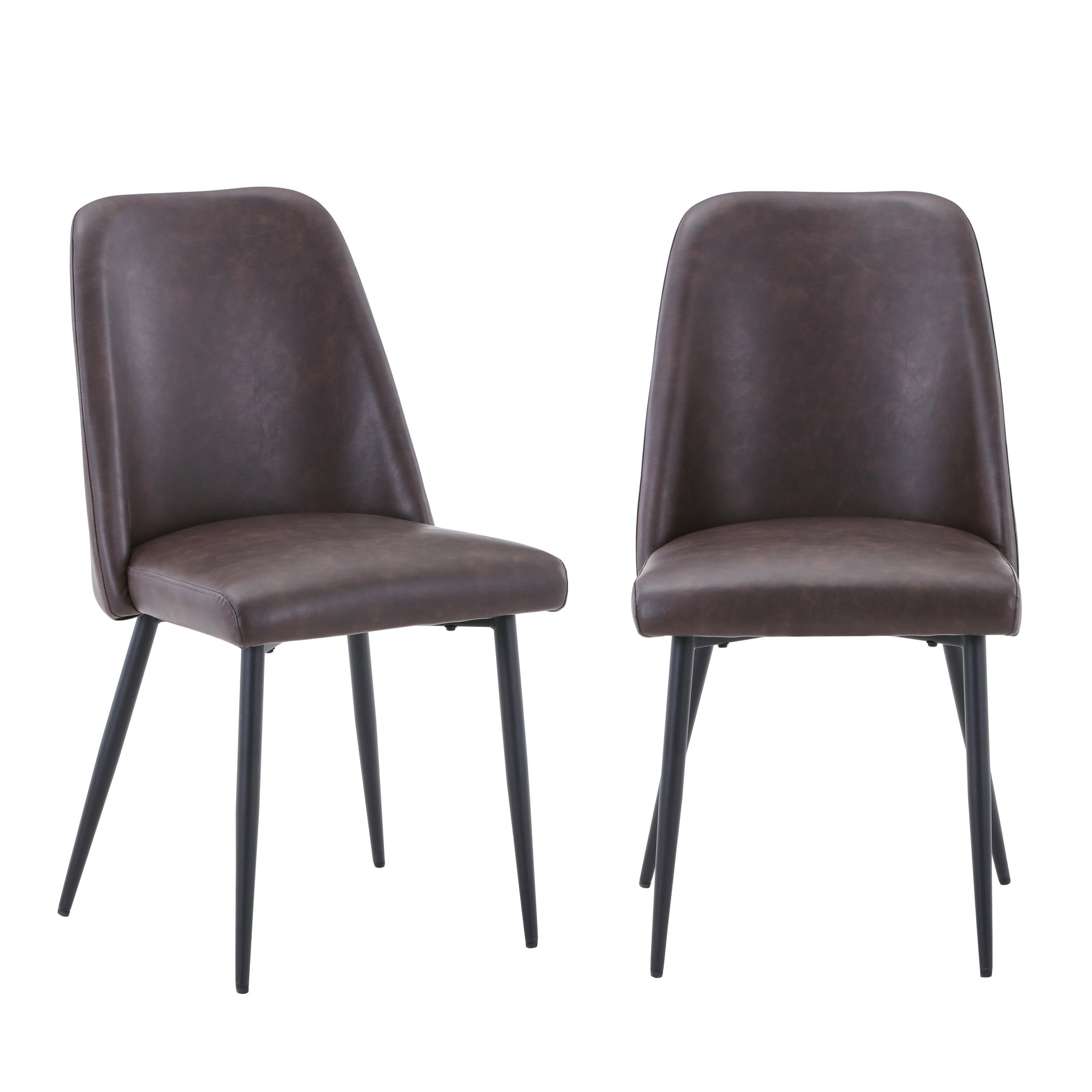 Maddox Dark Brown Uph Chair (Set of 2) - Ornate Home