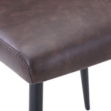 Maddox Dark Brown Uph Chair (Set of 2) - Ornate Home