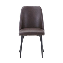 Maddox Dark Brown Uph Chair (Set of 2) - Ornate Home