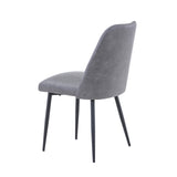 Maddox Grey Uph Chair (Set of 2) - Ornate Home