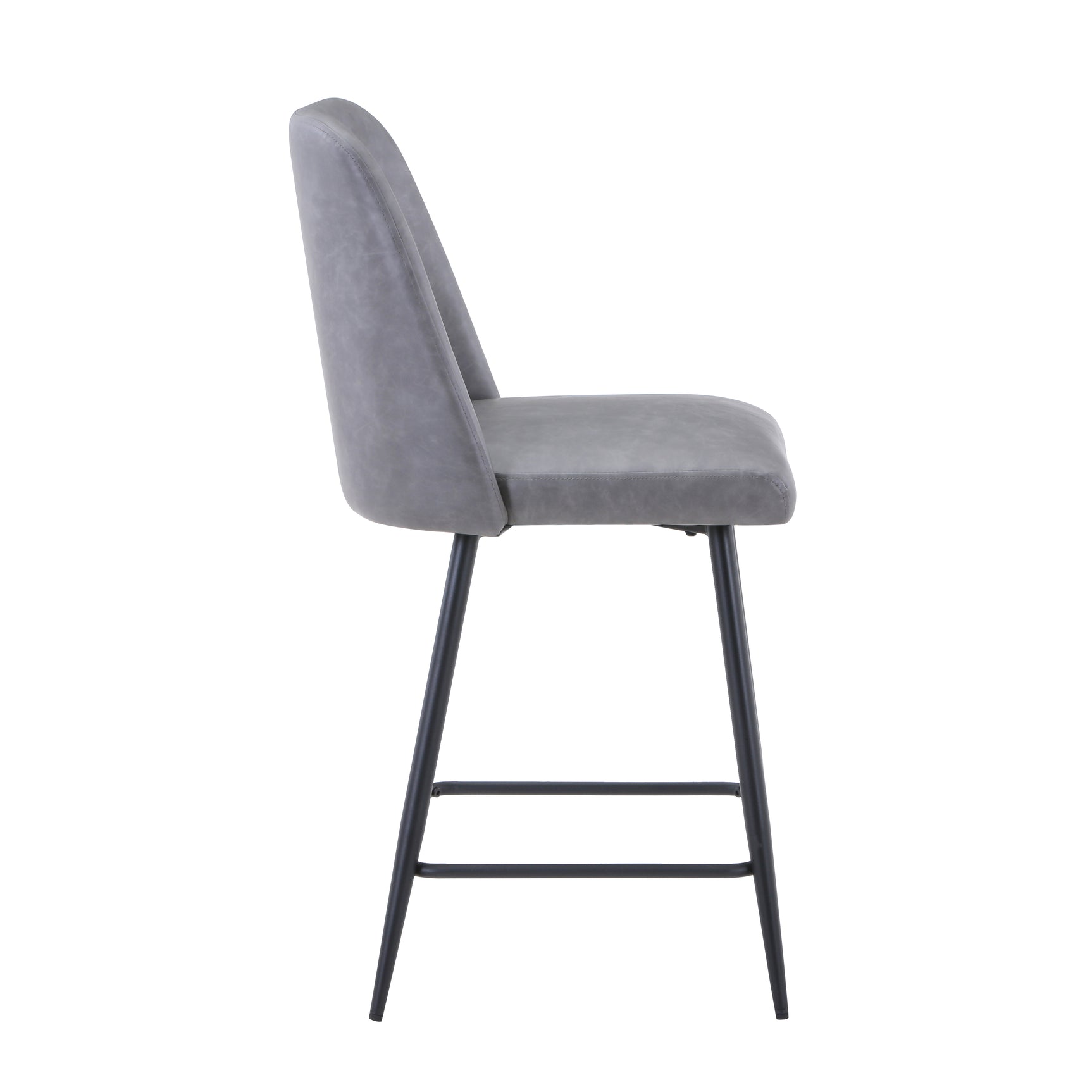 Maddox Grey Uph Stool (Set of 2) - Ornate Home