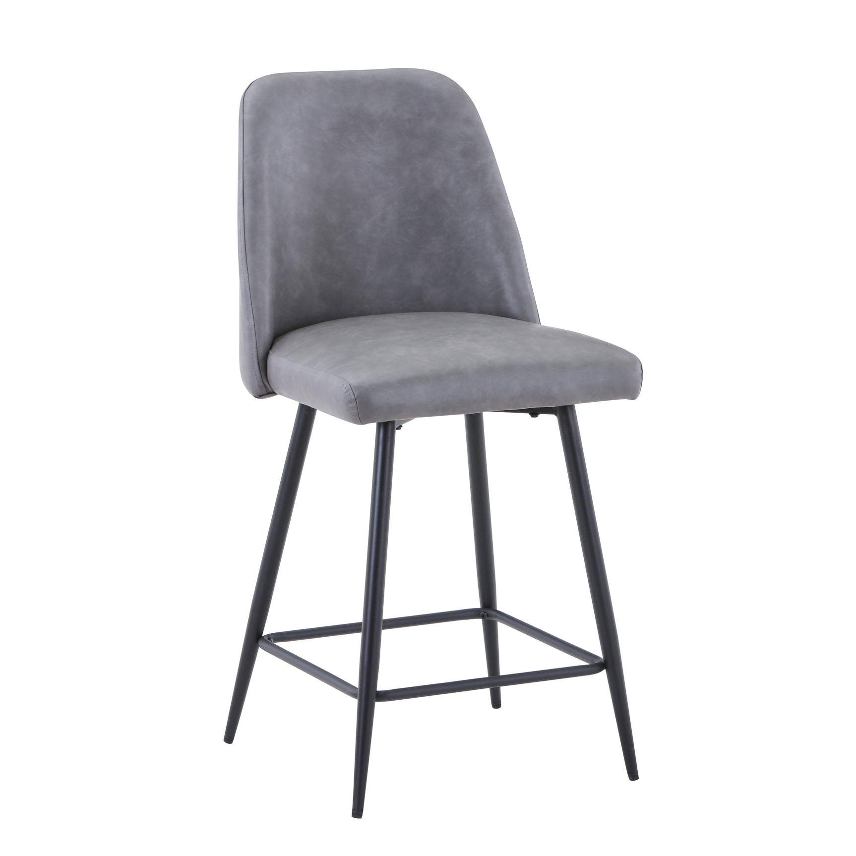 Maddox Grey Uph Stool (Set of 2) - Ornate Home