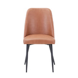 Maddox Light Brown Uph Chair (Set of 2) - Ornate Home