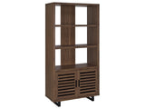 Maddox Walnut Bookcase - Ornate Home