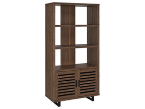 Maddox Walnut Bookcase - Ornate Home