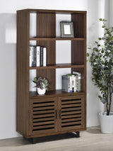 Maddox Walnut Bookcase - Ornate Home