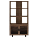 Maddox Walnut Bookcase - Ornate Home