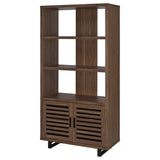 Maddox Walnut Bookcase - Ornate Home