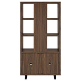 Maddox Walnut Bookcase - Ornate Home