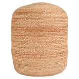 Madeira Jute Natural Pouf - Ornate Home