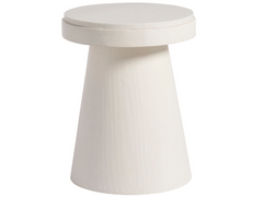 Madeira White Sand Accent Table - Ornate Home