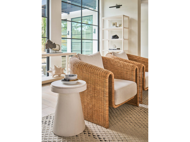 Madeira White Sand Accent Table - Ornate Home