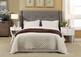 Madeleine Dolphin Linen King Wingback Platform Bed - Ornate Home