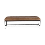 Madeleine Dune Walnut Accent Bench - Ornate Home