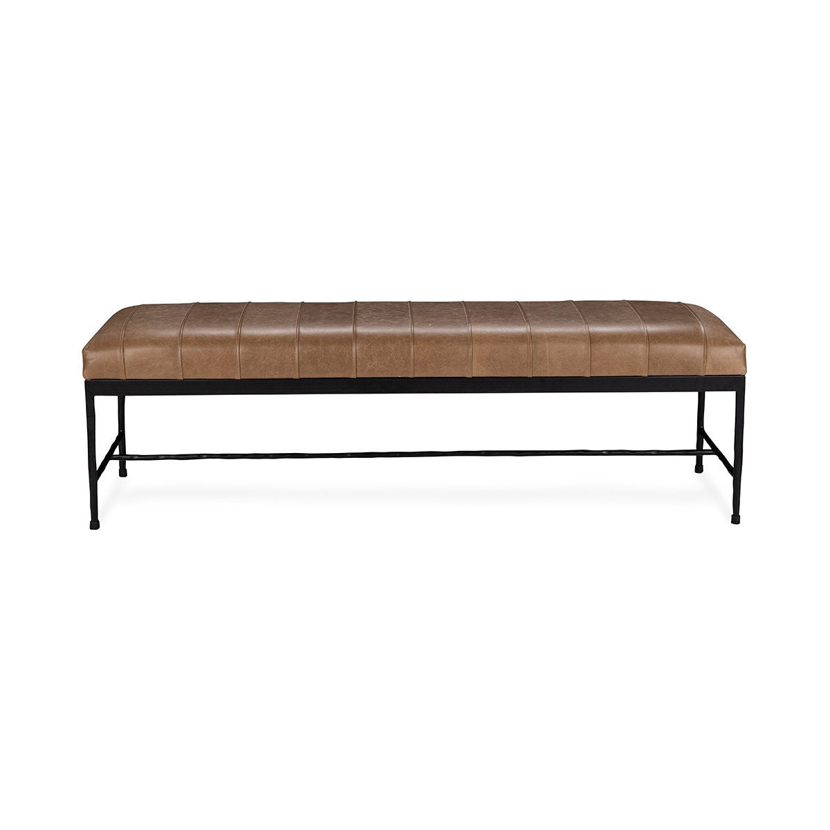 Madeleine Dune Walnut Accent Bench - Ornate Home