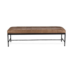 Madeleine Dune Walnut Accent Bench - Ornate Home