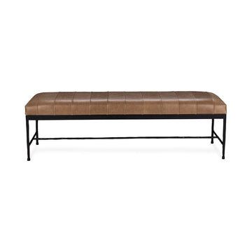 Madeleine Dune Walnut Accent Bench - Ornate Home
