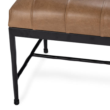 Madeleine Dune Walnut Accent Bench - Ornate Home