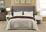 Madeleine Wingback California King Upholstered Platform Bed - Ornate Home