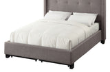Madeleine Wingback California King Upholstered Platform Storage Bed - Ornate Home