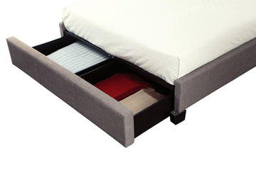 Madeleine Wingback California King Upholstered Platform Storage Bed - Ornate Home