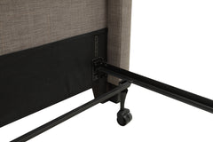 Madeleine Wingback Upholstered Headboard in Dolphin Linen - Ornate Home