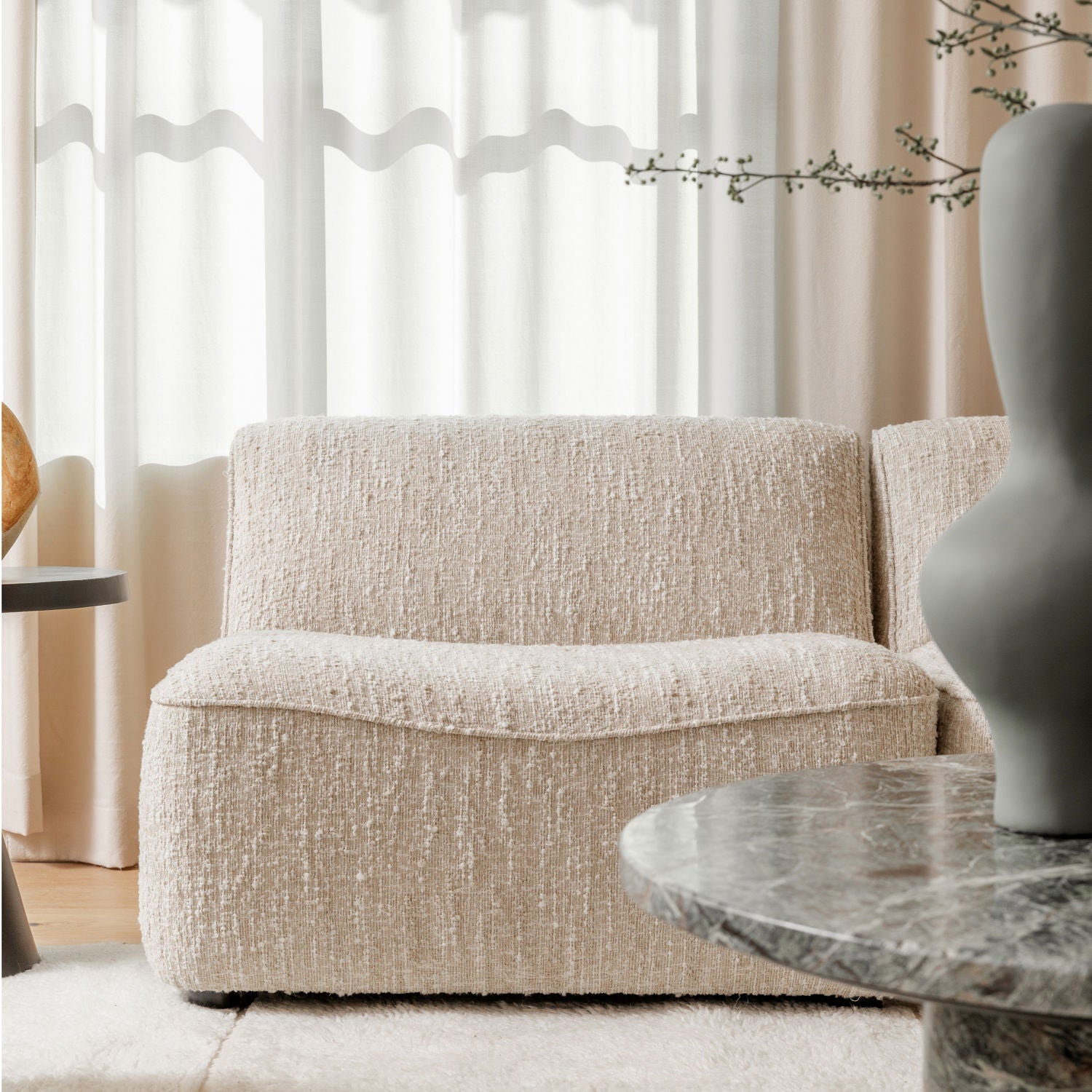 Madeline Beige Modular Sectional - Ornate Home