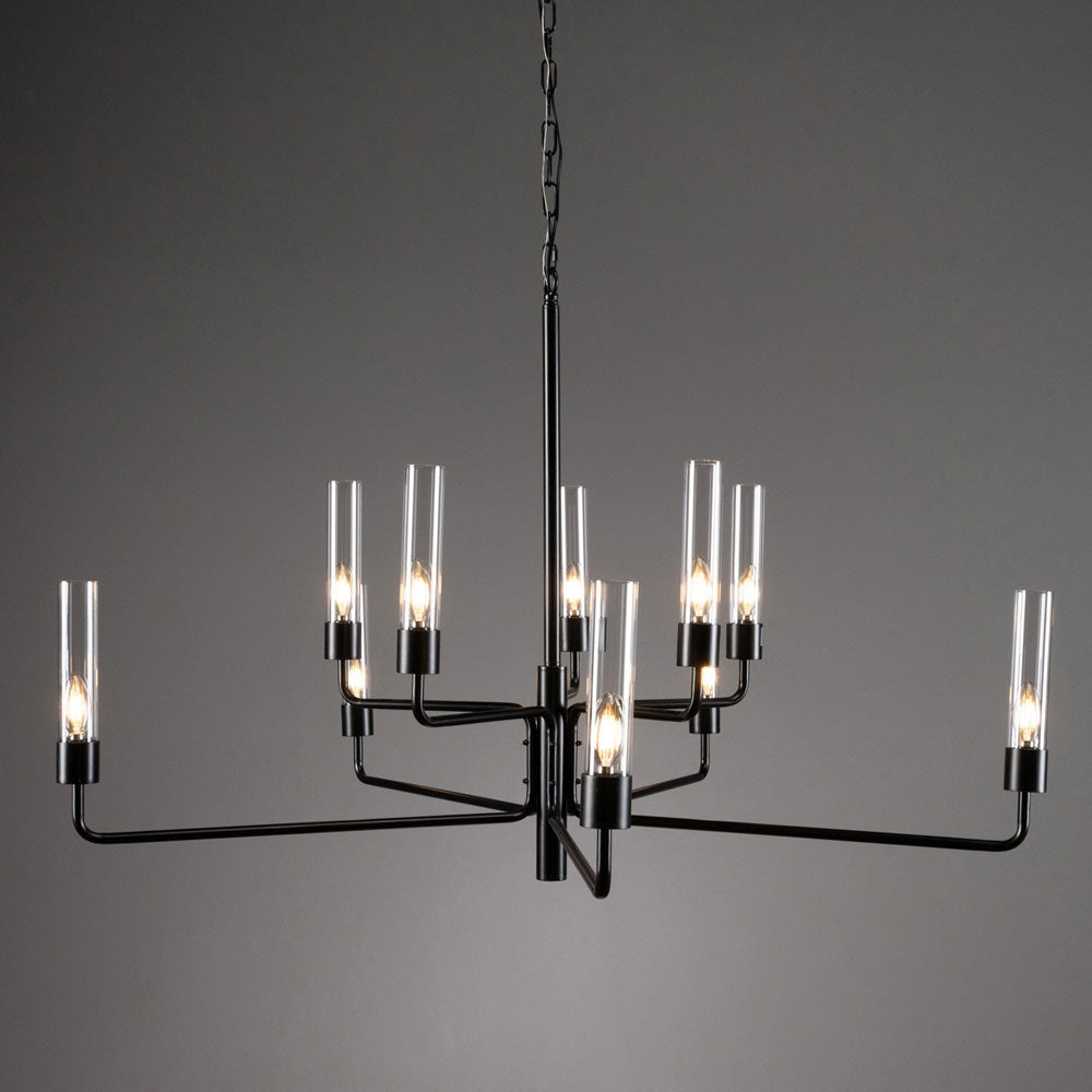 Madeline Black Chandelier - Ornate Home