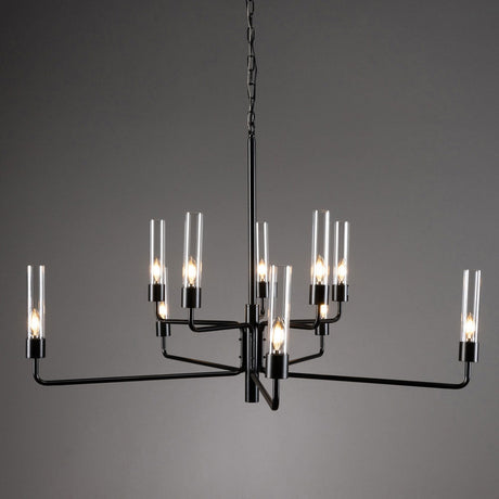 Madeline Black Chandelier - Ornate Home