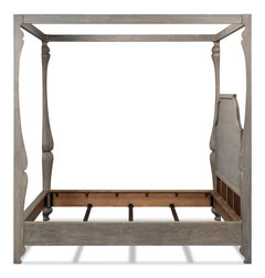 Madeline Grey Bungalow Bed King - Ornate Home