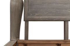 Madeline Grey Bungalow Bed King - Ornate Home