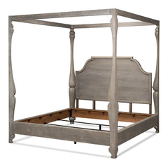 Madeline Grey Bungalow Bed King - Ornate Home